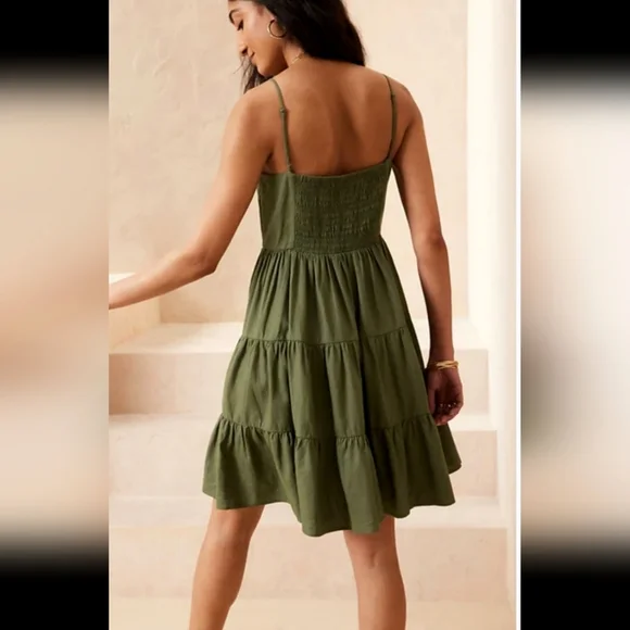 Banana Republic Factory | Dresses | Banana Republic Womens Factory Olive Green Linenrayon Mini Dress Size M Nwt | Poshmark Banana Republic Factory | Dresses | Banana Republic Womens Factory Olive Green Linenrayon Mini Dress Size M Nwt | Poshmark